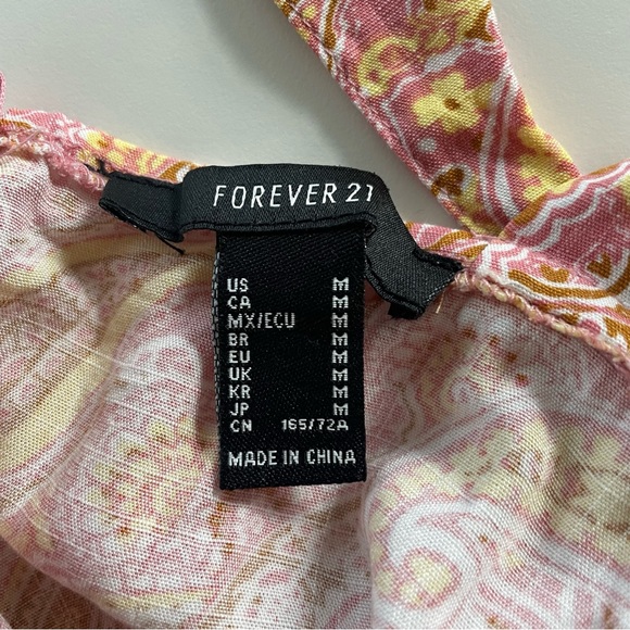 Forever 21 Patterened Paisly Spring Romper - Picture 3 of 4